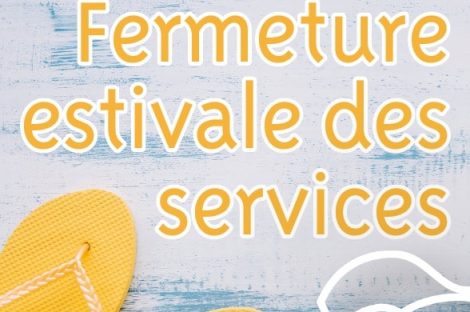 Les services municipaux en mode été